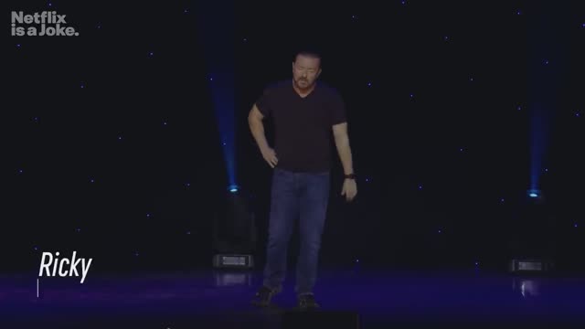 AMIGO Comedy | Ricky Gervais - Your Thin Years vs. Your Eating Years